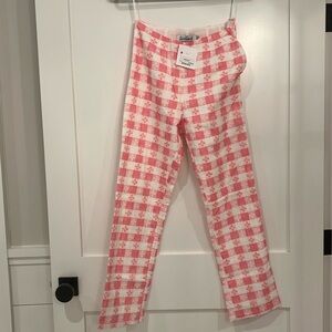 Gingham picnic pants